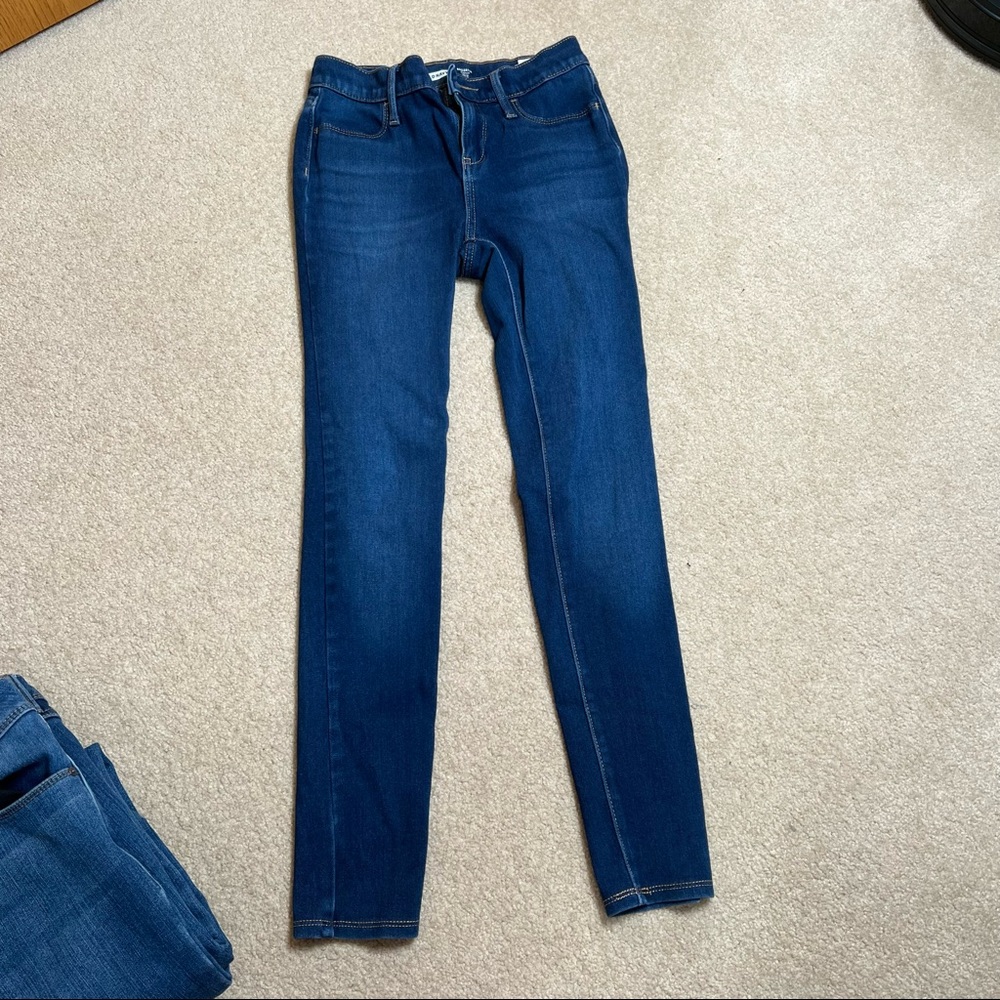 Old navy ballerina jeggings with elastic adjustable waist size 14